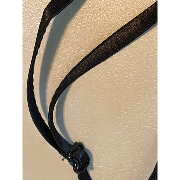 Bebe Vintage Black Sequined Bodice Mini Bubble Hem Dress Medium - Picture 6 of 10